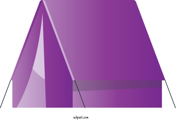 Free Activities Triangle Angle Purple For Camping Clipart Transparent Background