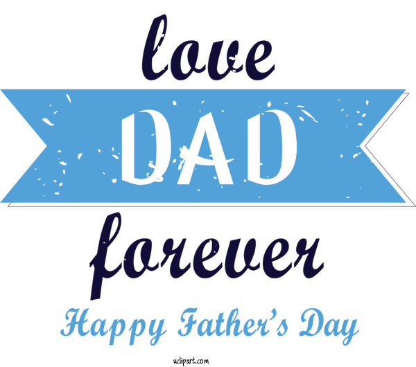 Free Holidays Logo Font Organization For Fathers Day Clipart Transparent Background