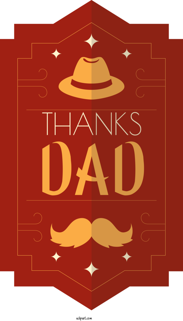 Free Holidays Logo Font Maroon For Fathers Day Clipart Transparent Background
