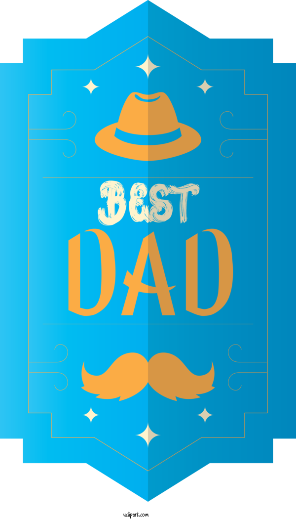 Free Holidays Logo Font Line For Fathers Day Clipart Transparent Background