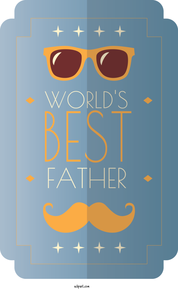 Free Holidays Glasses Logo Pattern For Fathers Day Clipart Transparent Background
