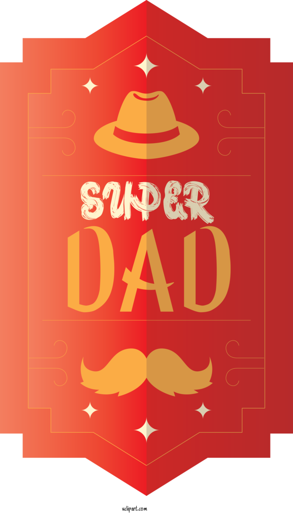 Free Holidays Logo Font For Fathers Day Clipart Transparent Background