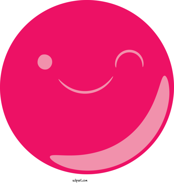 Free Moods Circle Smiley Pink M For Emotions Clipart Transparent Background