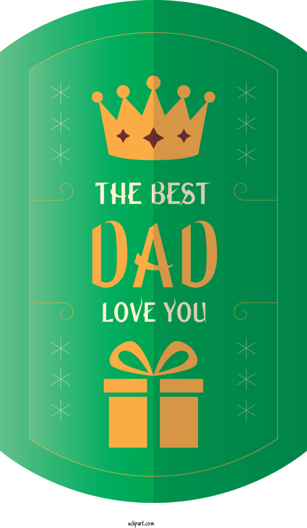 Free Holidays Logo Font Label.m For Fathers Day Clipart Transparent Background