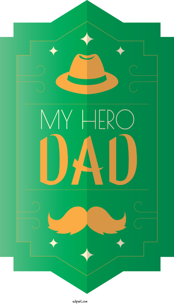 Free Holidays Logo Green Font For Fathers Day Clipart Transparent Background