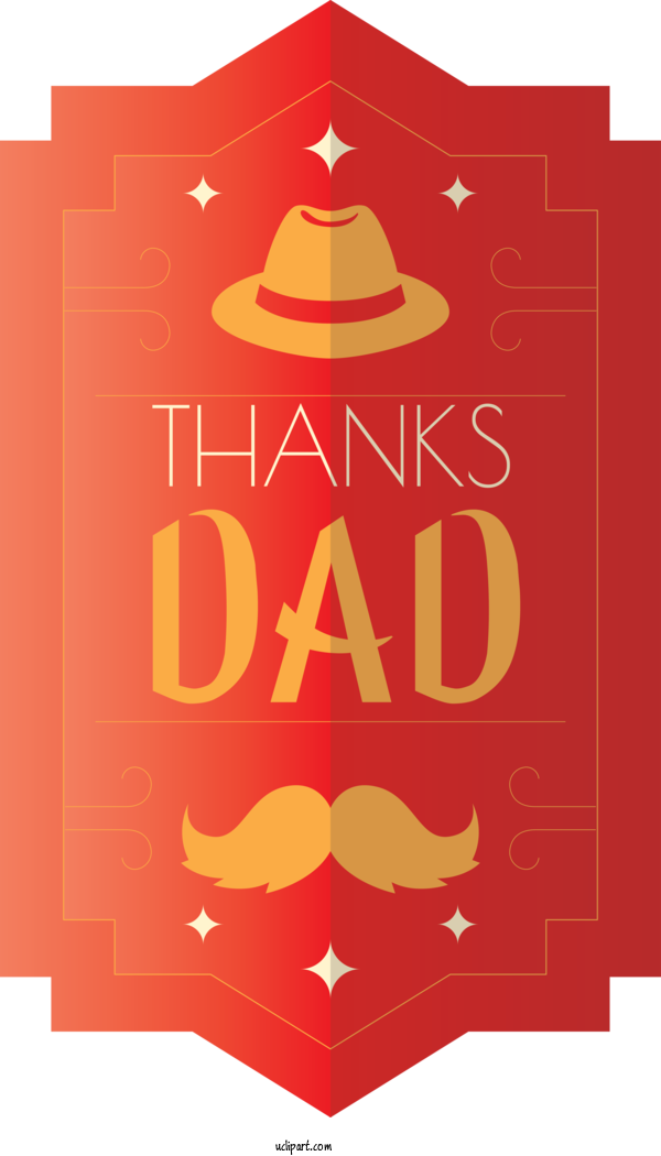 Free Holidays Font Design Orange S.A. For Fathers Day Clipart Transparent Background