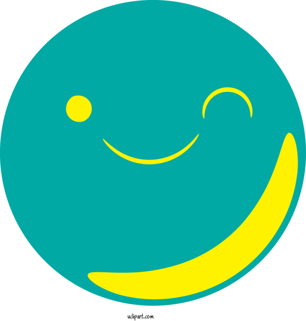 Free Moods Smiley Circle Green For Emotions Clipart Transparent Background
