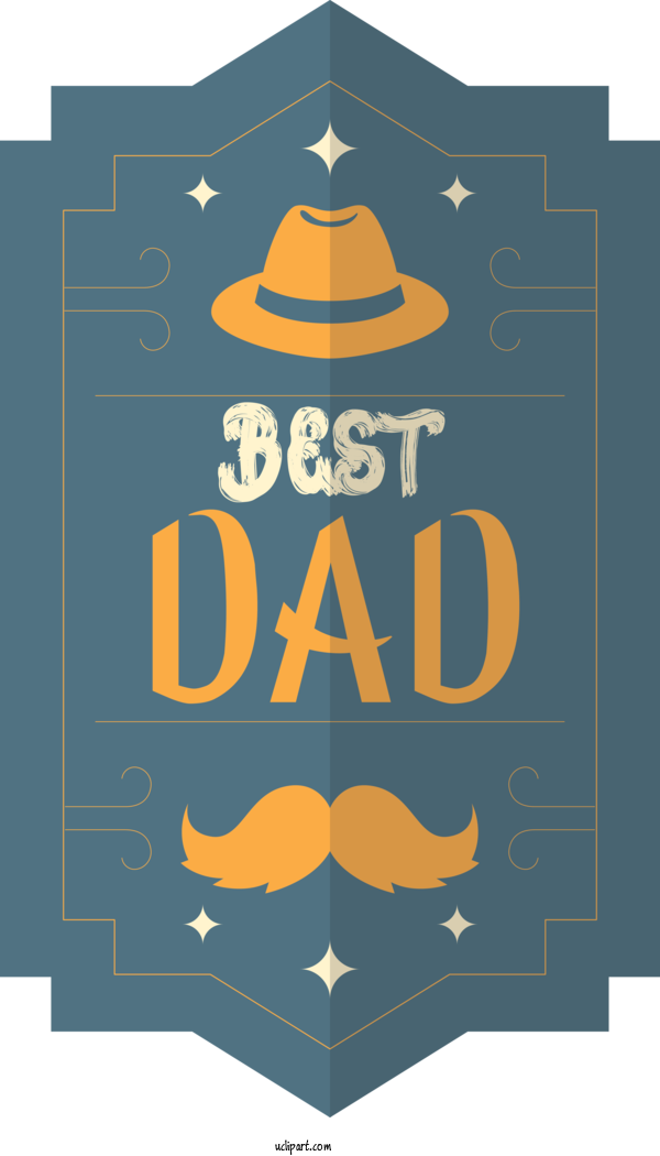 Free Holidays Logo Poster Label.m For Fathers Day Clipart Transparent Background