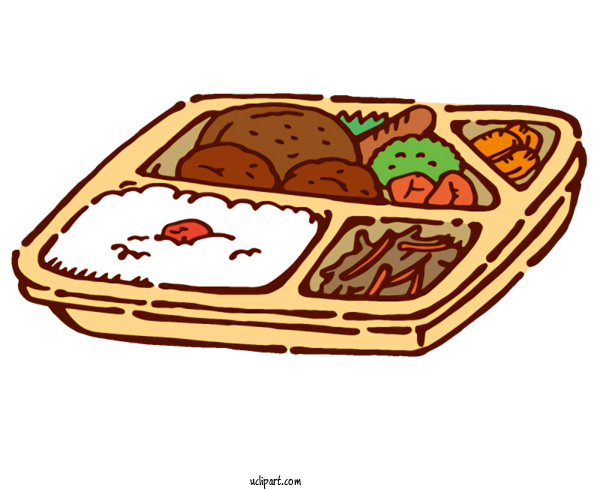 Free Food Bento Take Out Yakiniku For Japanese Food Clipart Transparent Background
