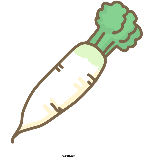 Free Food Daikon Vegetable Tomato For Vegetable Clipart Transparent Background