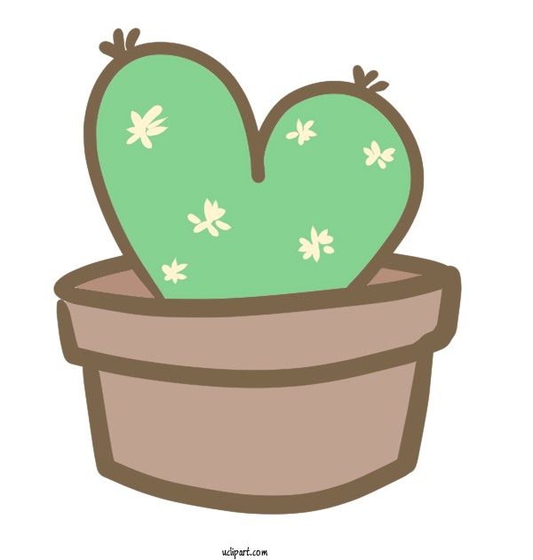 Free Nature Cactus Succulent Plant Flowerpot For Plant Clipart Transparent Background