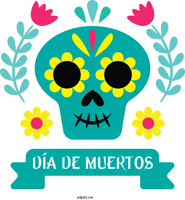 Free Holidays Diploma Teacher For Day Of The Dead Clipart Transparent Background