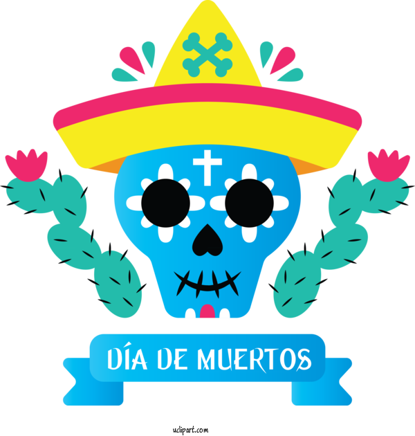 Free Holidays CULINARY BLEND For Day Of The Dead Clipart Transparent Background