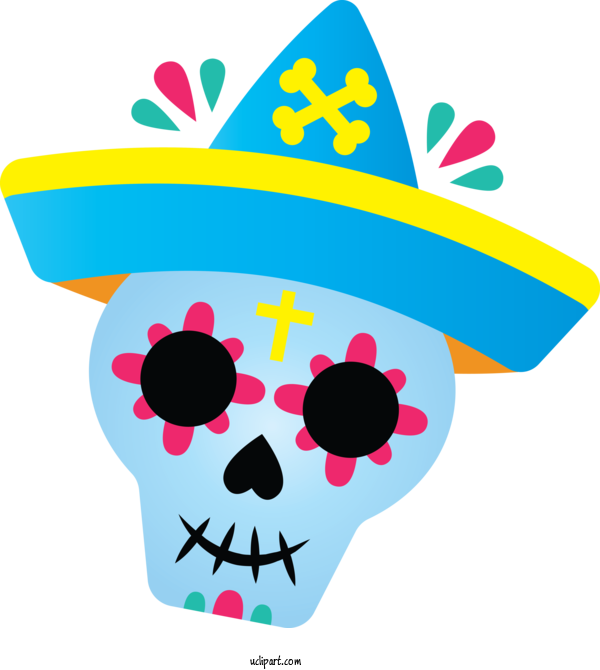 Free Holidays Headgear Meter Cultuurmarketing For Day Of The Dead Clipart Transparent Background