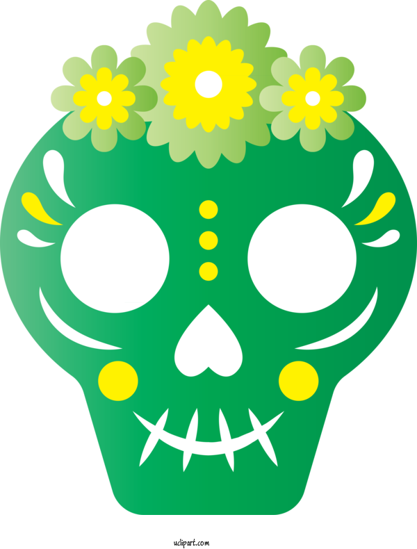 Free Holidays Flower Circle Headgear For Day Of The Dead Clipart Transparent Background