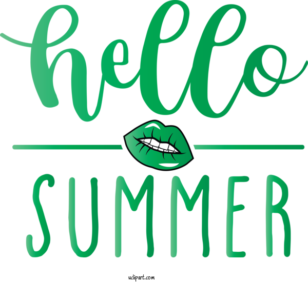 Free Nature Logo Font Green For Summer Clipart Transparent Background