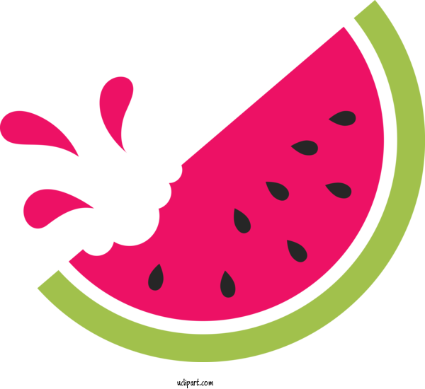 Free Food Watermelon Logo Watermelon M For Watermelon Clipart Transparent Background