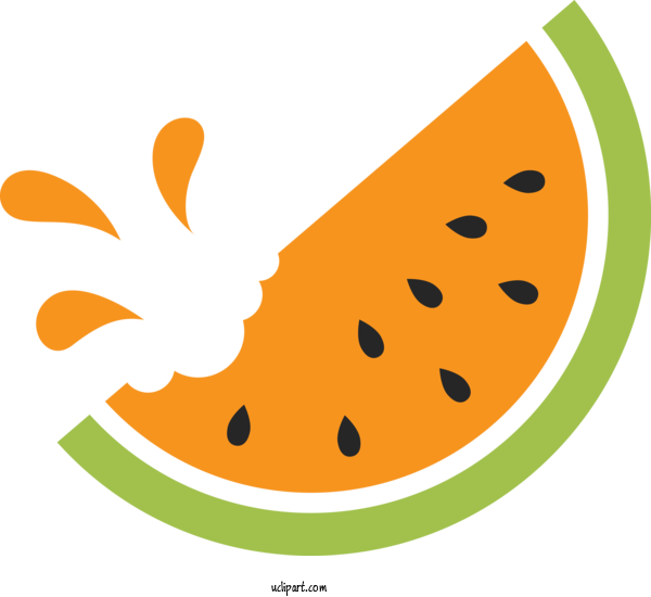 Free Food Logo  Orange S.A. For Watermelon Clipart Transparent Background