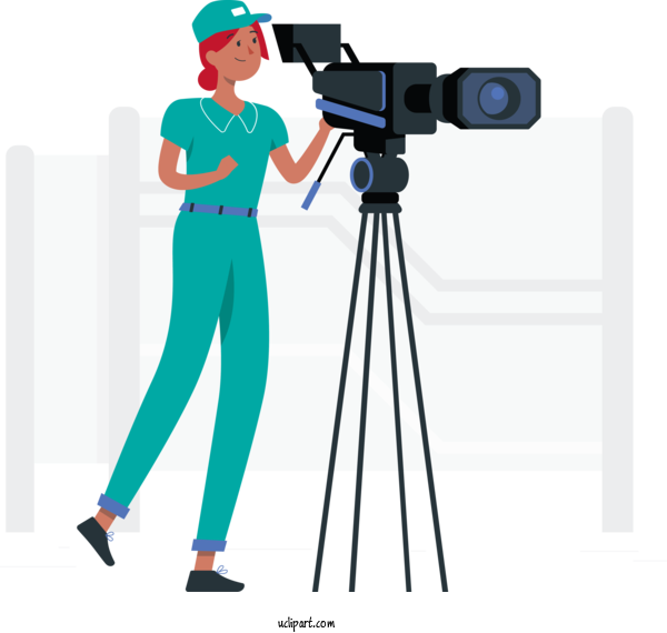 Free Occupations Camera Operator Videography Broadcasting For Videographer Clipart Transparent Background