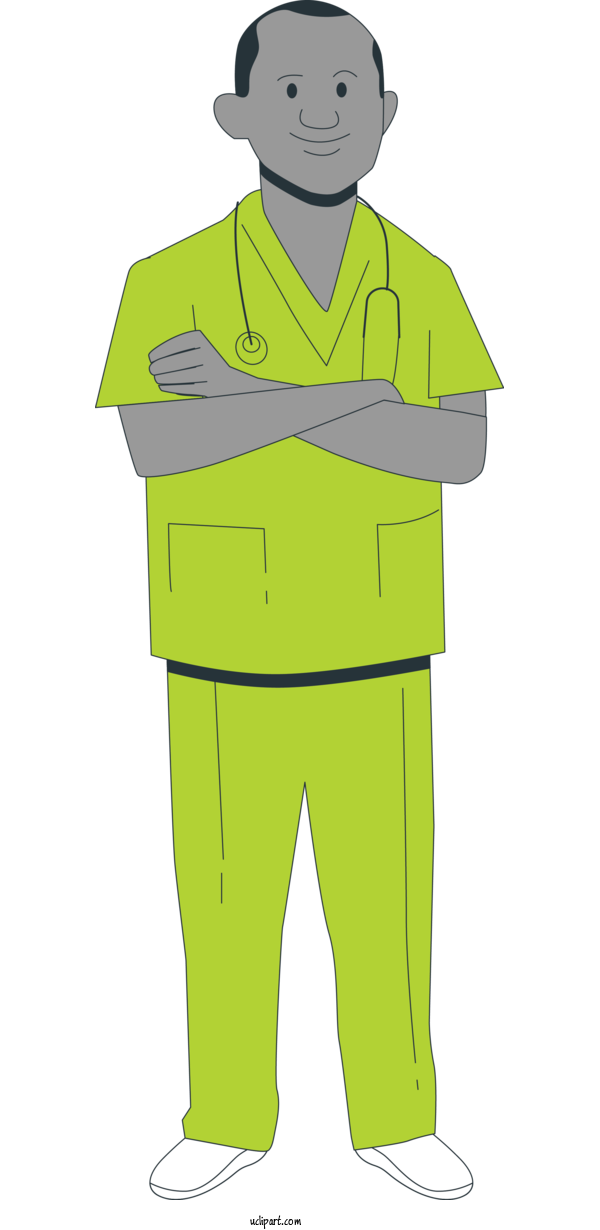 Free Occupations Headgear Human Uniform For Doctor Clipart Transparent Background