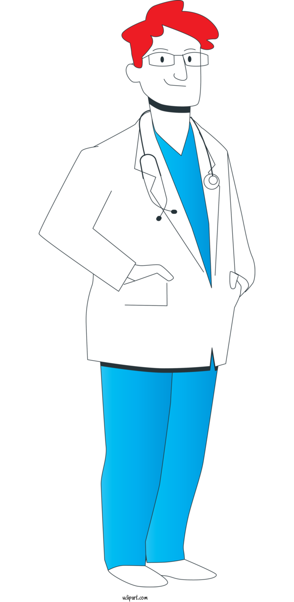 Free Occupations Hat Human Character For Doctor Clipart Transparent Background