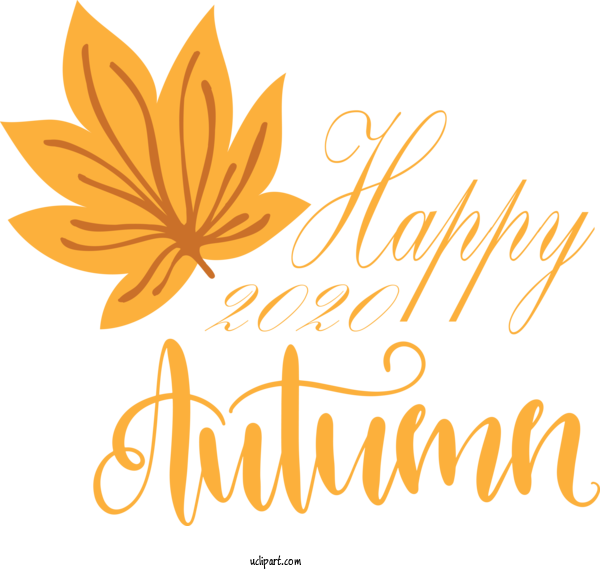 Free Nature Logo Yellow Line For Autumn Clipart Transparent Background