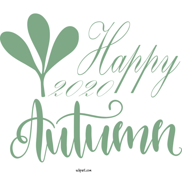Free Nature Leaf Plant Stem Logo For Autumn Clipart Transparent Background