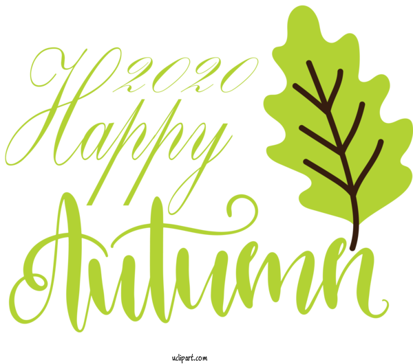 Free Nature Plant Stem Leaf Logo For Autumn Clipart Transparent Background