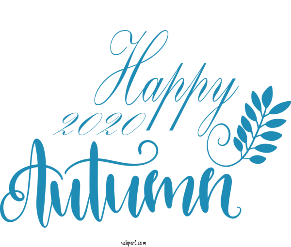 Free Nature Logo Font Line For Autumn Clipart Transparent Background