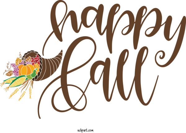 Free Nature Chicken Logo Calligraphy For Autumn Clipart Transparent Background