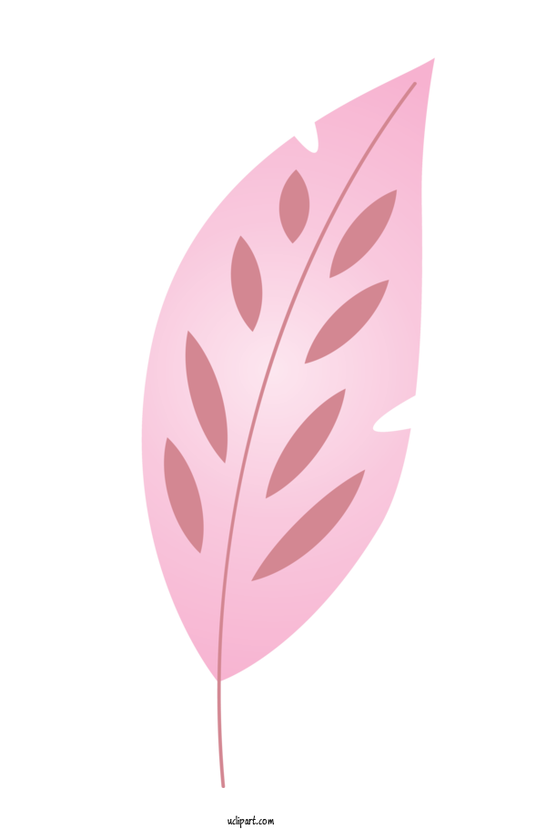 Free Nature Leaf Pink M Petal For Leaf Clipart Transparent Background