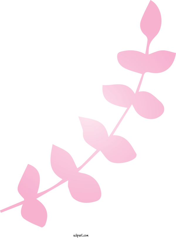 Free Nature Petal Pink M Pattern For Leaf Clipart Transparent Background
