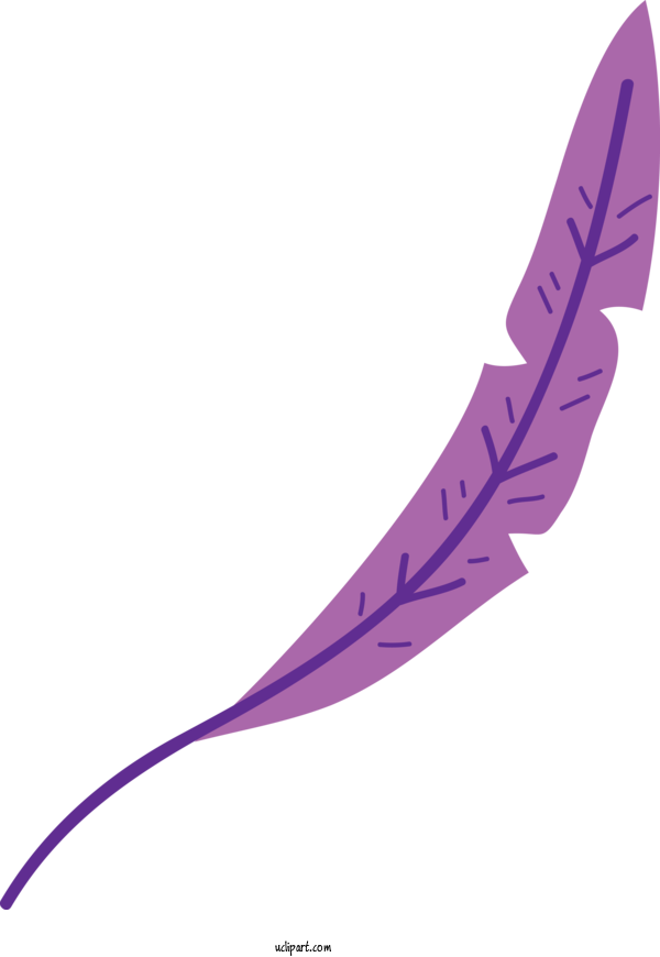 Free Nature Character Quill Feather For Leaf Clipart Transparent Background