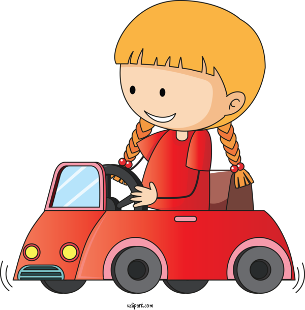 Free People Car Royalty Free Model Car For Kid Clipart Transparent Background