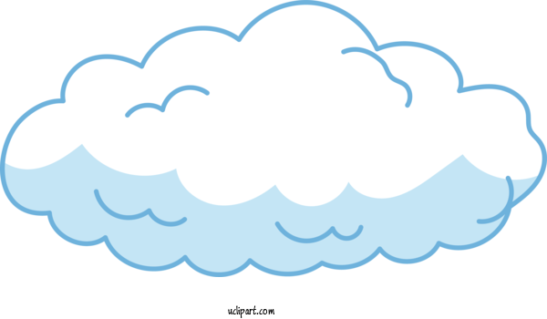 Free Weather Cartoon Animation Speech Balloon For Cloud Clipart Transparent Background