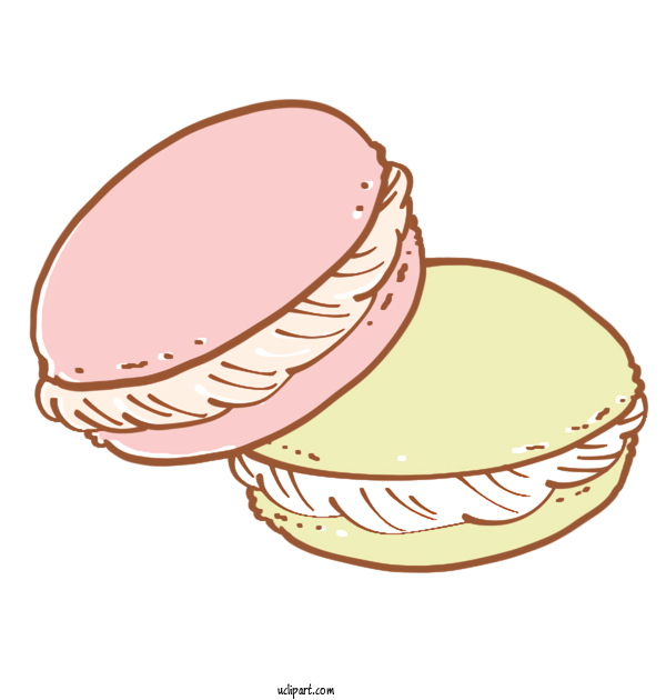 Free Food Macaroon Ganache Bakery For Breakfast Clipart Transparent Background
