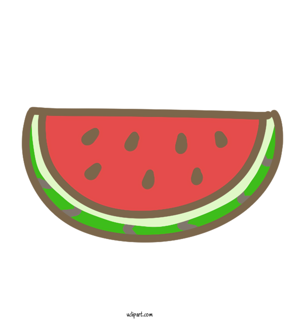 Free Food Watermelon Fruit Muskmelon For Fruit Clipart Transparent Background