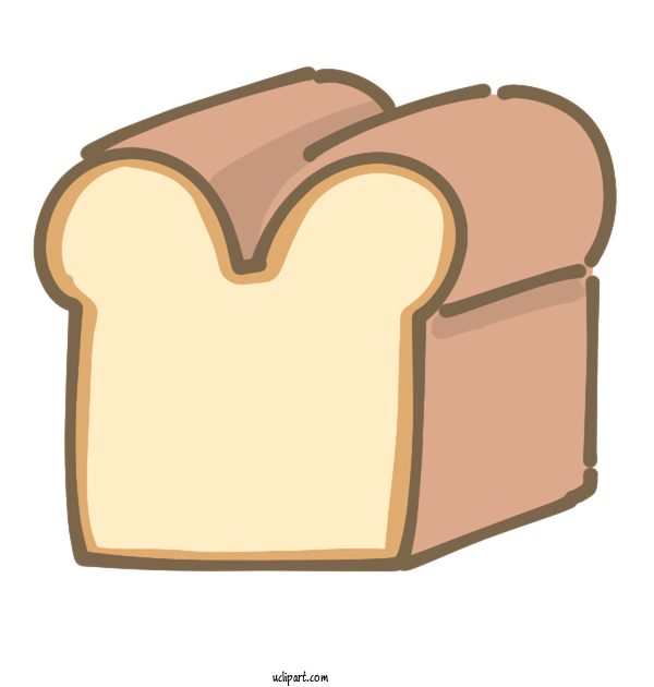 Free Food Bread Pan Loaf Croissant For Breakfast Clipart Transparent Background