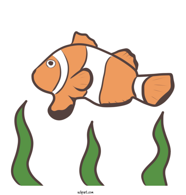 Free Animals Ocellaris Clownfish Cartoon AEON Ichikawa Myoden Store For Fish Clipart Transparent Background