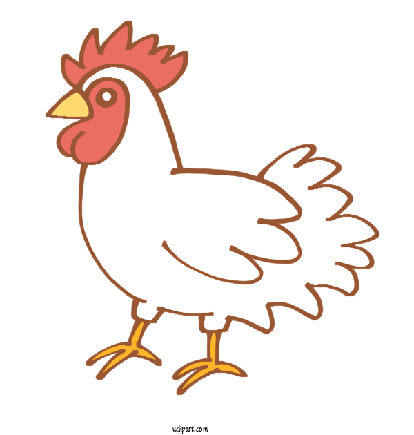 Free Animals Rooster Chicken Safety Pin For Bird Clipart Transparent Background