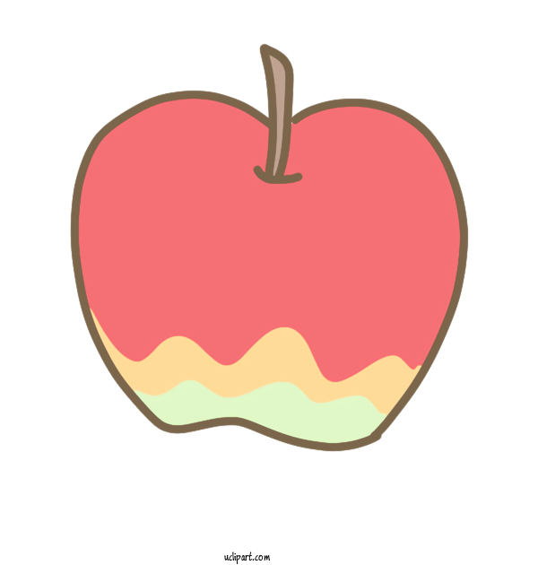Free Food Design  Apple For Fruit Clipart Transparent Background