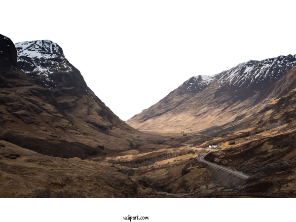 Free Nature Glencoe  Scottish Highlands For Landscape Clipart Transparent Background