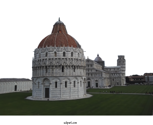 Free Nature Leaning Tower Of Pisa Cattedrale Di Pisa San Giovanni Baptistery For Landscape Clipart Transparent Background