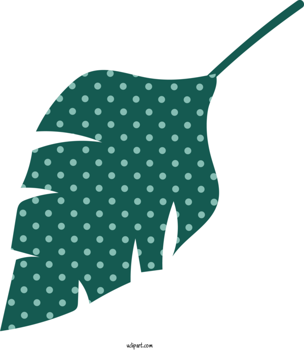Free Nature Polka Dot Leaf Green For Leaf Clipart Transparent Background