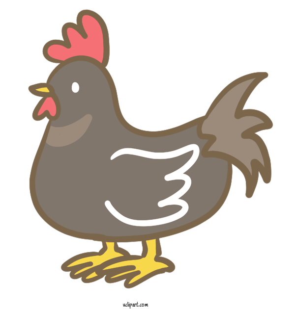 Free Animals Rooster Birds Chicken For Bird Clipart Transparent Background