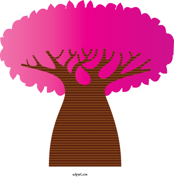 Free Nature Flower Pink M Meter For Tree Clipart Transparent Background