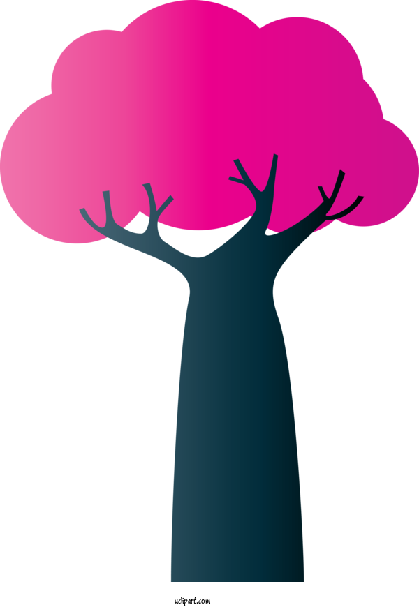 Free Nature Petal Pink M M Tree For Tree Clipart Transparent Background