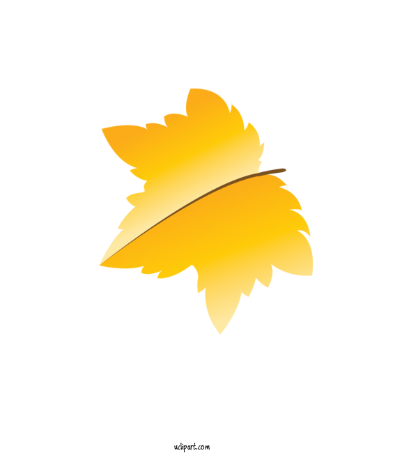 Free Nature Leaf Yellow Computer For Autumn Clipart Transparent Background