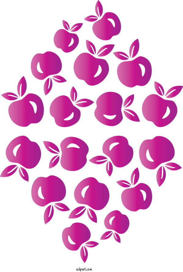 Free Food Sticker Petal Pink M For Fruit Clipart Transparent Background