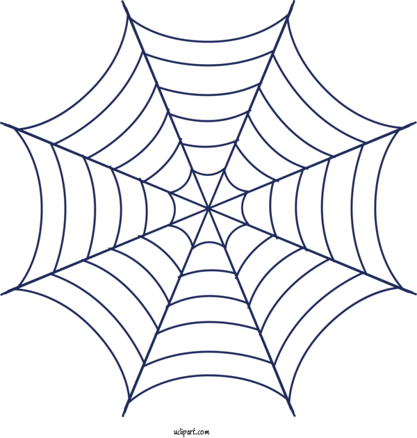 Free Holidays Spider Spider Web Icon For Halloween Clipart Transparent Background